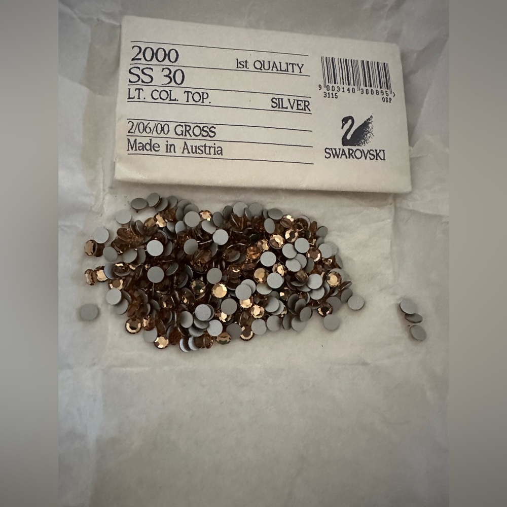 Swarovski Rhinestones Light Colorado Topaz